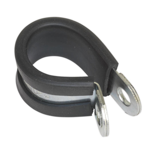 Sealey P-Clip Rubber Lined �21mm Pack of 25 PCJ21