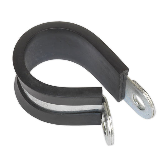 Sealey P-Clip Rubber Lined �25mm Pack of 25 PCJ25