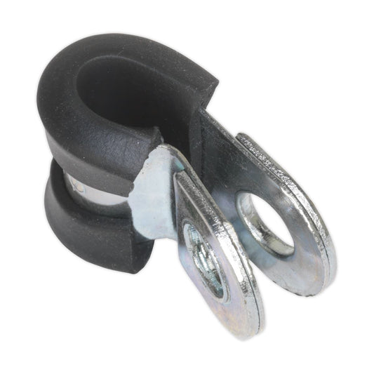 Sealey P-Clip Rubber Lined �5mm Pack of 25 PCJ5