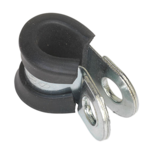 Sealey P-Clip Rubber Lined �8mm Pack of 25 PCJ8