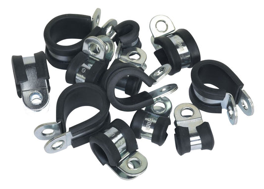 Sealey P-Clip Rubber Lined Assortment 60pc PCJASS