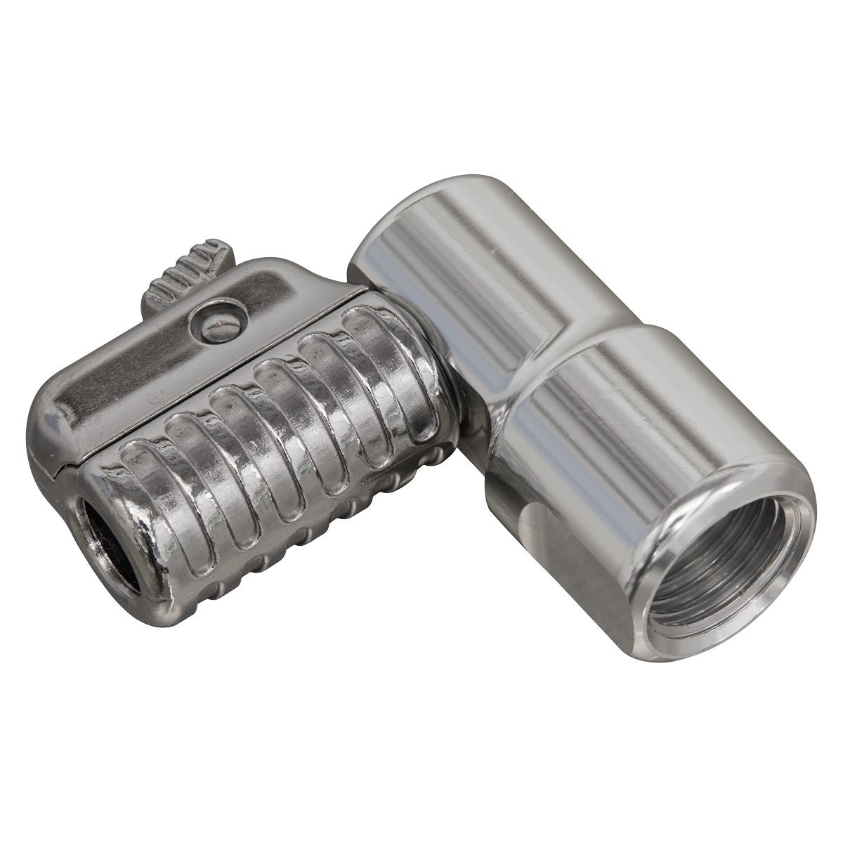 Sealey 90� Angled Swivel Tyre Inflator Clip-On Connector 1/4"BSP(F) PCL6A