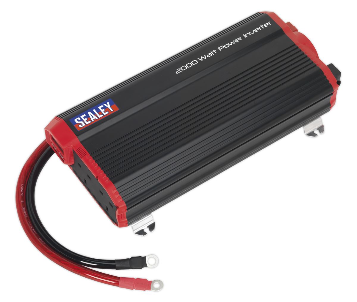 Sealey Power Inverter Modified Sine Wave 2000W 12V DC - 230V ~ 50Hz PI2000