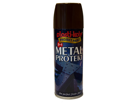 PlastiKote Metal Protekt Spray Brown 400ml PKT1291