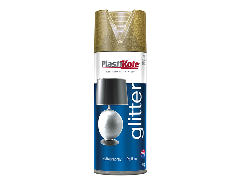 PlastiKote Glitter Effect Spray Gold 400ml PKT172