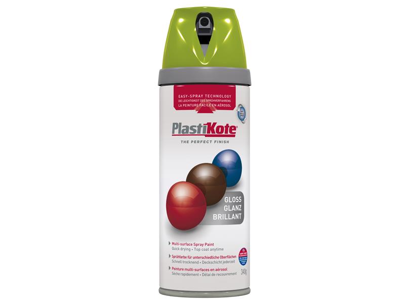 PlastiKote Twist & Spray Gloss April Green 400ml PKT21110