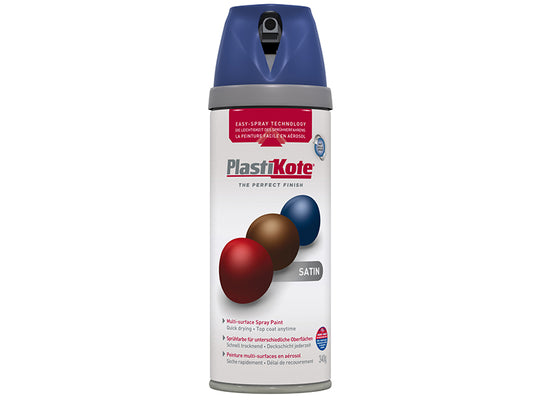 PlastiKote Twist & Spray Satin Night Navy 400ml PKT22111