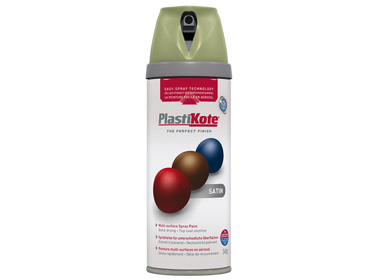 PlastiKote Twist & Spray Satin Leafy Rise 400ml PKT22122