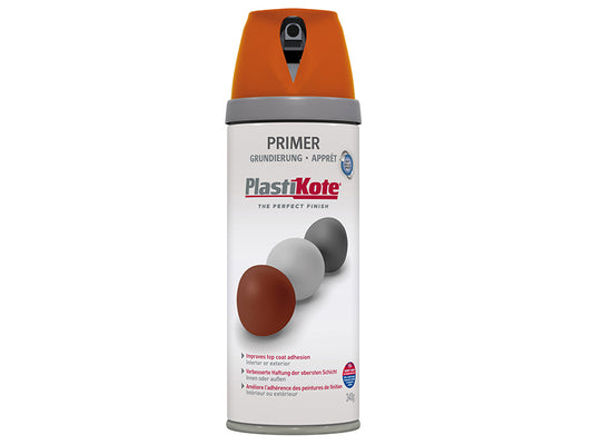 PlastiKote Twist & Spray Primer Red Oxide 400ml PKT25002