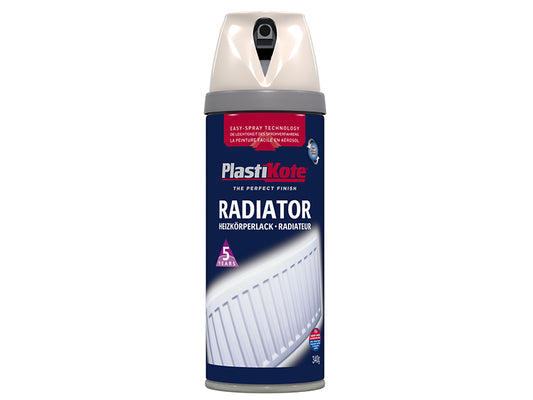 PlastiKote Twist & Spray Radiator Magnolia 400ml PKT26101