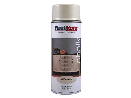 PlastiKote Chalk Finish Spray Old Hessian 400ml PKT27101
