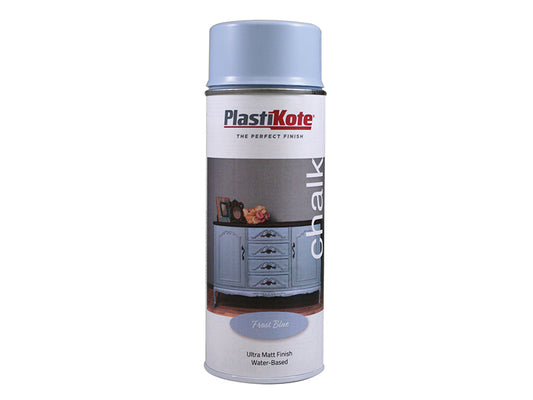 PlastiKote Chalk Finish Spray Frost Blue 400ml PKT27103