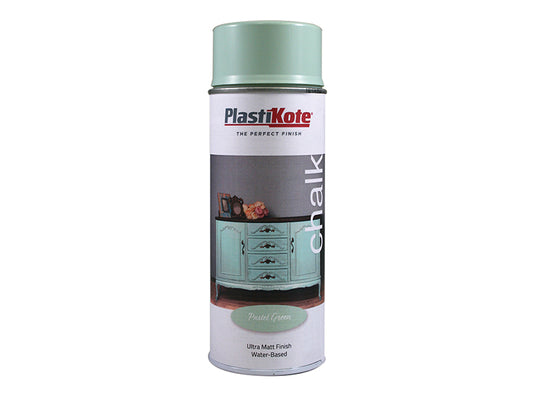 PlastiKote Chalk Finish Spray Pastel Green 400ml PKT27104