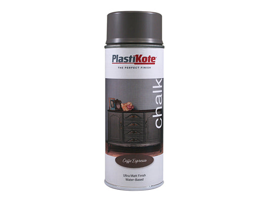 PlastiKote Chalk Finish Spray Caffe Espresso 400ml PKT27106