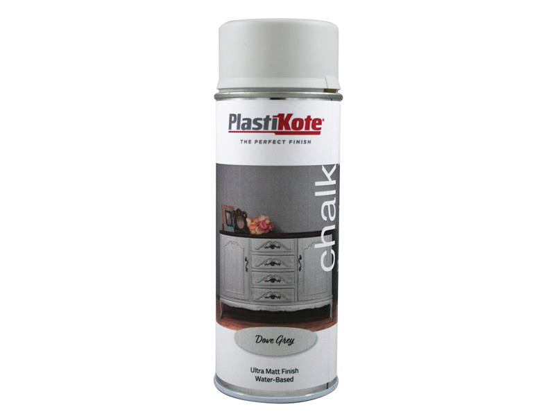 PlastiKote Chalk Finish Spray Dove Grey 400ml PKT27109