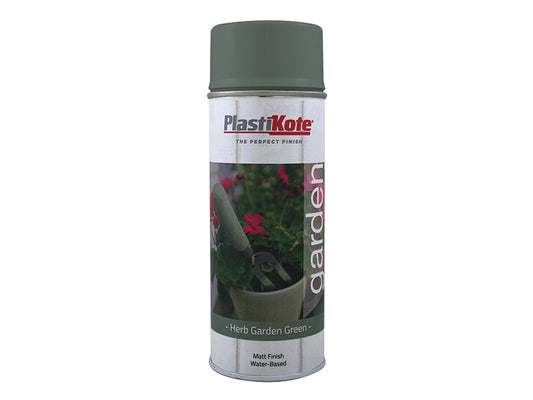 PlastiKote Garden Colours Spray Paint Herb Garden Green 400ml PKT27202