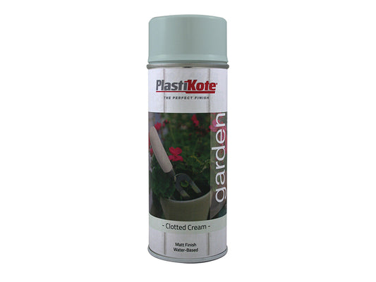 PlastiKote Garden Colours Spray Paint Clotted Cream 400ml PKT27204