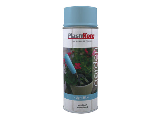 PlastiKote Garden Colours Spray Paint Light Blue 400ml PKT27205