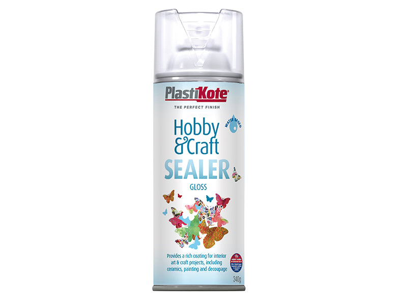 PlastiKote Hobby & Craft Sealer Spray Clear Gloss 400ml PKT4141