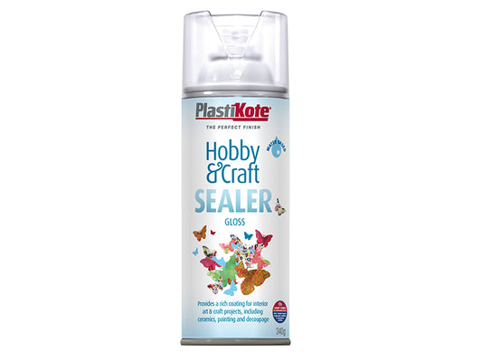 PlastiKote Hobby & Craft Sealer Spray Clear Gloss 400ml PKT4141