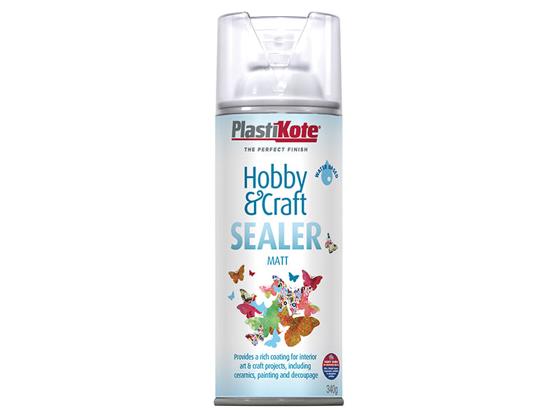 PlastiKote Hobby & Craft Sealer Spray Clear Matt 400ml PKT4143