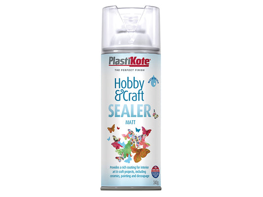 PlastiKote Hobby & Craft Sealer Spray Clear Matt 400ml PKT4143