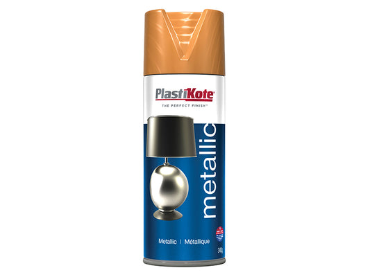 PlastiKote Metallic Spray Bronze 400ml PKT4400
