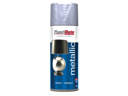PlastiKote Metallic Spray Pewter 400ml PKT4403