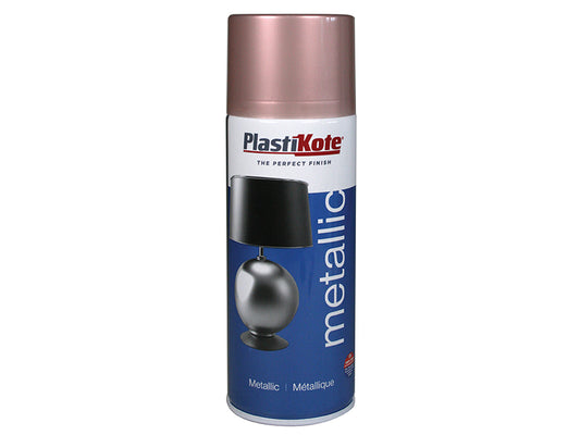 PlastiKote Metallic Spray Rose Gold 400ml PKT4405