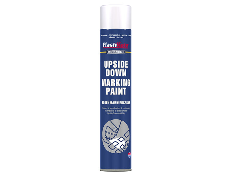 PlastiKote Upside Down Marking Paint White 750ml PKT6001