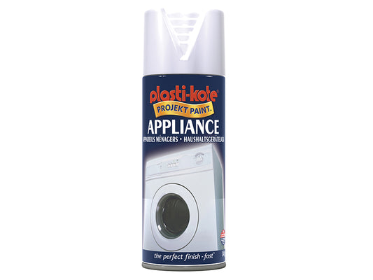 PlastiKote Twist & Spray Appliance Enamel Gloss White 400ml PKT619
