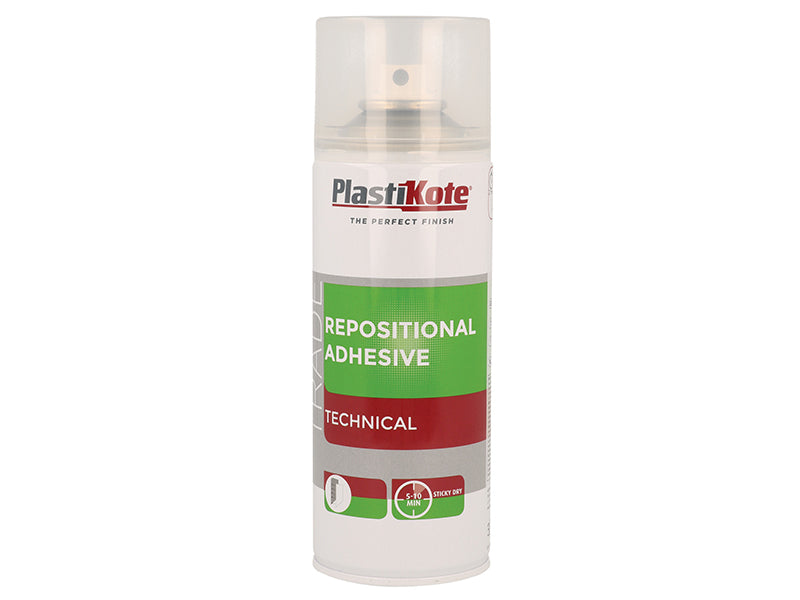 PlastiKote Trade Repositional Spray Adhesive 400ml PKT71030