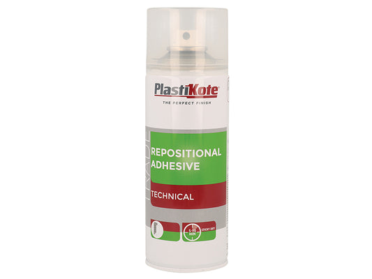 PlastiKote Trade Repositional Spray Adhesive 400ml PKT71030