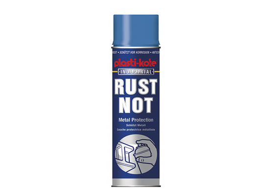 PlastiKote Rust Not Spray Gloss White 500ml PKT781