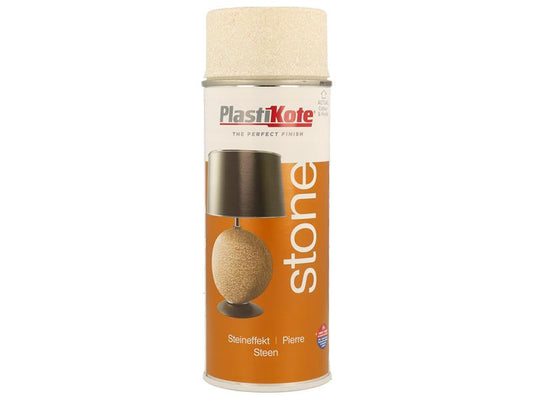 PlastiKote Stone Touch Spray Alabaster 400ml PKT9439