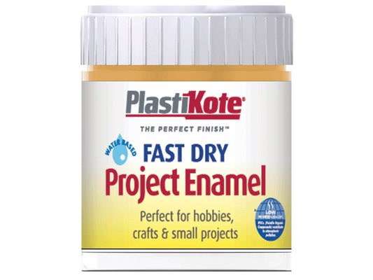 PlastiKote Fast Dry Enamel Paint B11 Bottle Sunshine Yellow 59ml PKTB11W