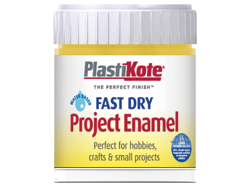 PlastiKote Fast Dry Enamel Paint B12 Bottle Buttercup Yellow 59ml PKTB12W