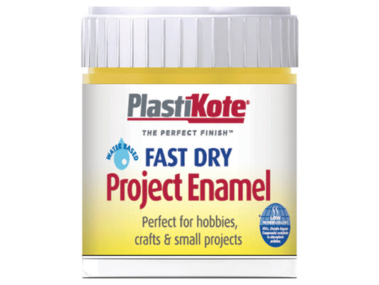 PlastiKote Fast Dry Enamel Paint B12 Bottle Buttercup Yellow 59ml PKTB12W