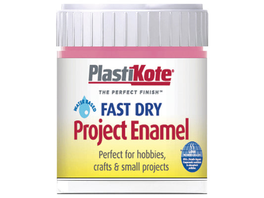 PlastiKote Fast Dry Enamel Paint B14 Bottle Hot Pink 59ml PKTB14W