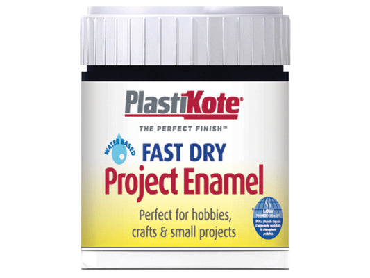 PlastiKote Fast Dry Enamel Paint B2 Bottle Matt Black 59ml PKTB2W