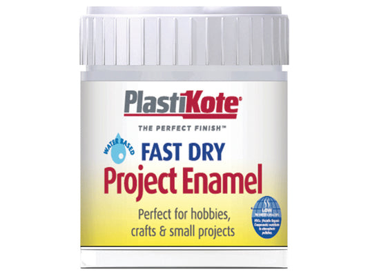 PlastiKote Fast Dry Enamel Paint B30 Bottle Silver Aluminium 59ml PKTB30W