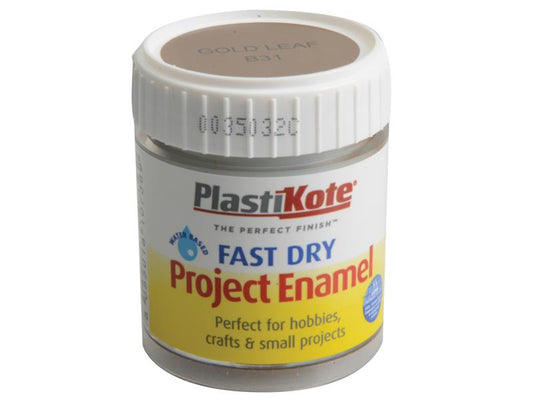 PlastiKote Fast Dry Enamel Paint B31 Bottle Gold Leaf 59ml PKTB31W
