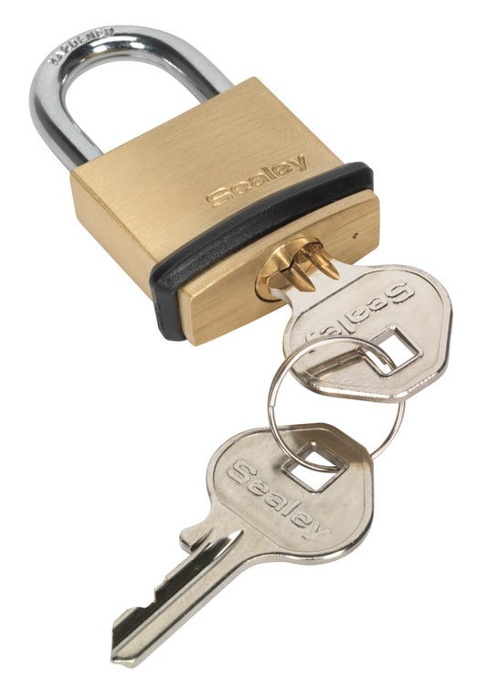 Sealey Brass Body Padlock 30mm PL200