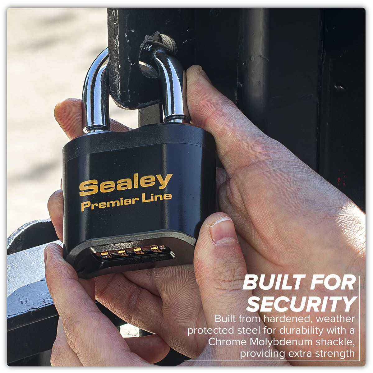 Sealey Steel Body Combination Padlock 62mm PL603