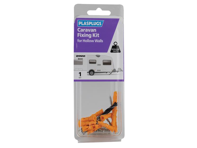 Plasplugs Caravan Fixing Kit for Hollow Walls PLAKHD110