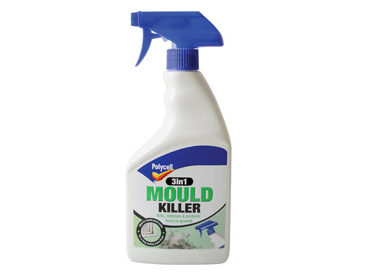 Polycell 3 in 1 Mould Killer 500ml Spray PLC3I1MKSPRY