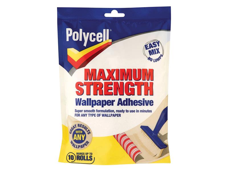 Polycell Maximum Strength Wallpaper Adhesive 10 Roll PLCMSWPA10R