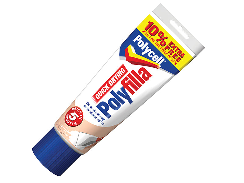 Polycell Multipurpose Quick Drying Polyfilla 330g + 10% Extra PLCQDP330VP