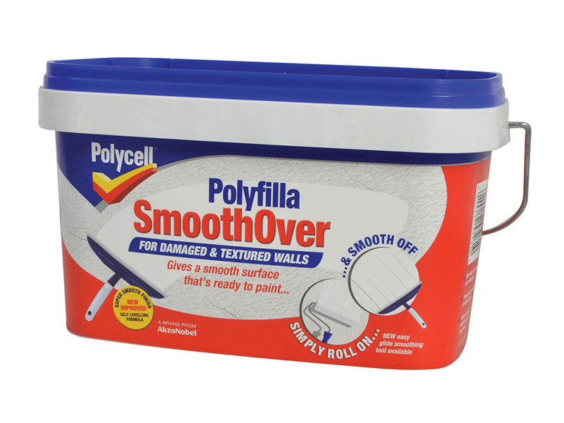Polycell SmoothOver Damaged / Textured Walls 2.5 litre PLCSODTW25L