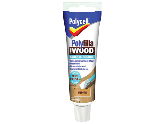 Polycell Polyfilla For Wood General Repairs Tube Medium 75g PLCWGRM75